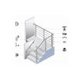 AISI304 AISI316 Stainless Steel Handrail Bracket